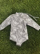 Load image into Gallery viewer, Shaka Long Sleeve Zip-up Suit, 0/1Y