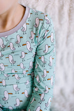 Load image into Gallery viewer, Silly Seagull Kids Bamboo Pajama Set
