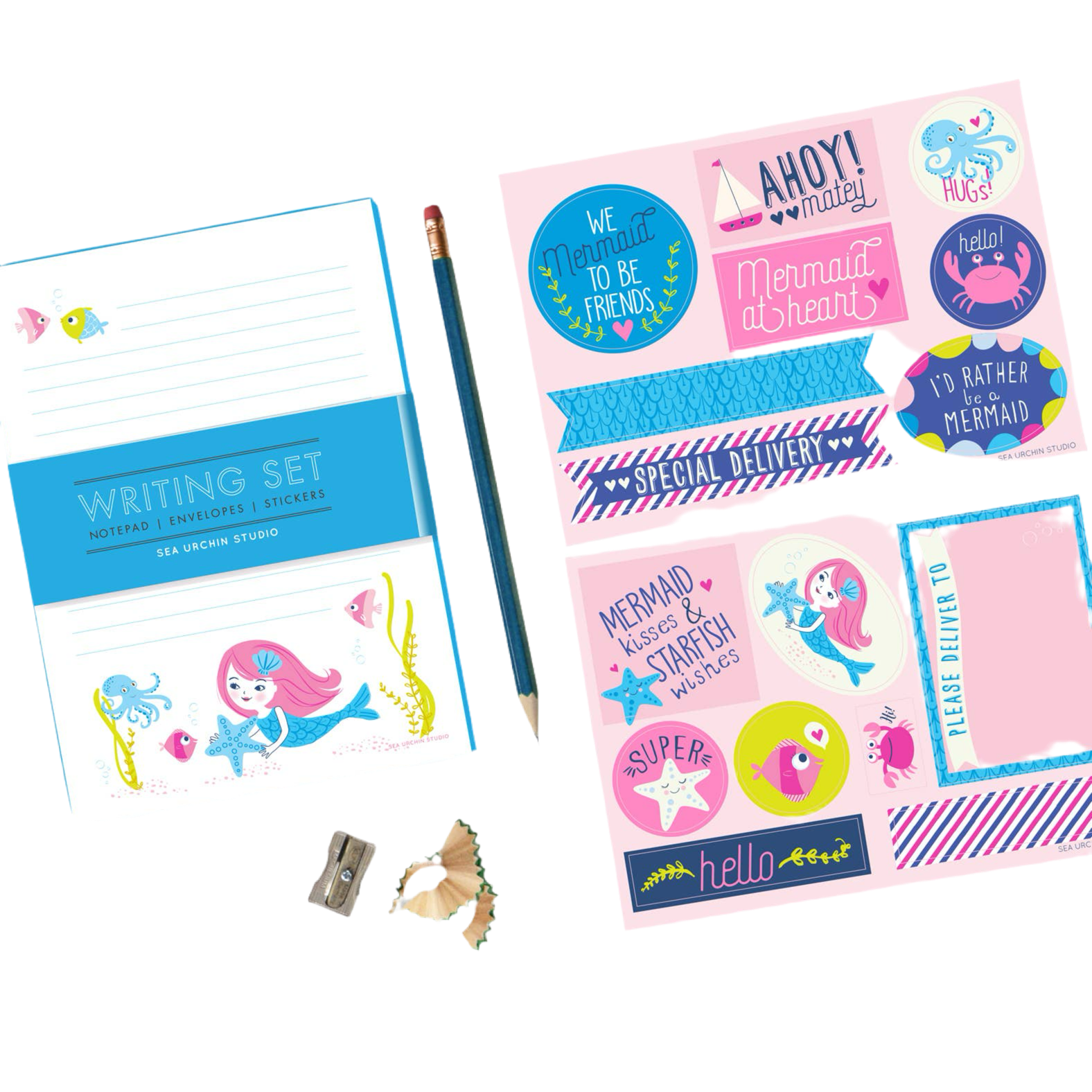 Writing set | Mermaid – Tiny Tides