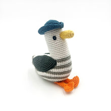 Load image into Gallery viewer, Stuffed Ocean Toy - Seagull Rattle
