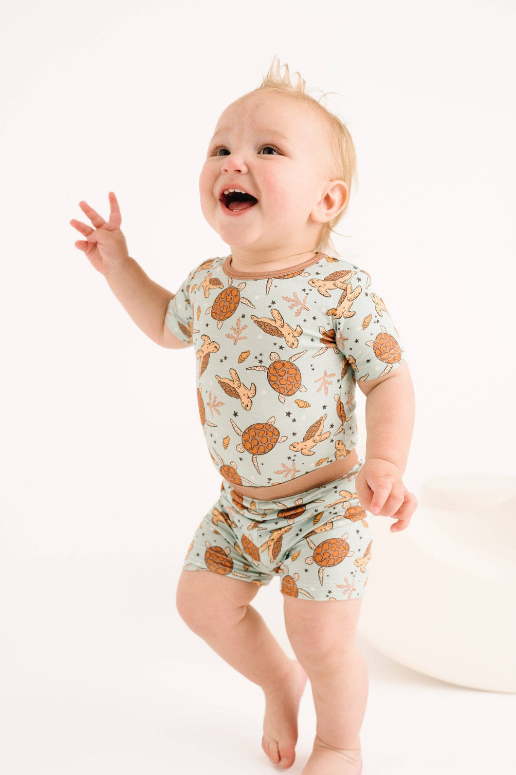 Turtle Tide Bamboo Shorts Set