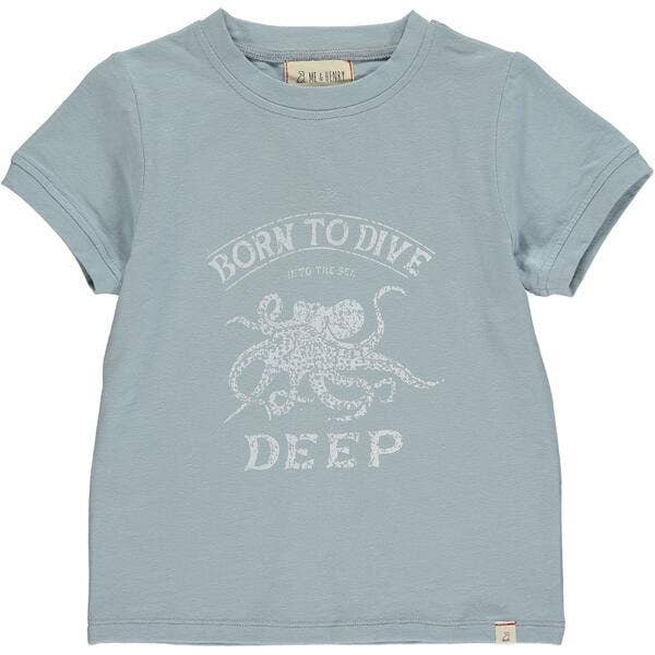 Born To Dive Tee, size 6/7