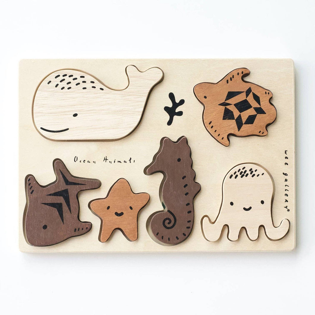 Ocean Animals Wooden Puzzle