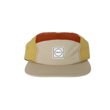Load image into Gallery viewer, Nylon Color Block Five-Panel Hat in Sunrise
