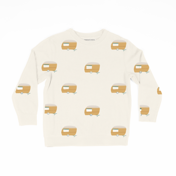 Retro Camper Sweatshirt, size 7